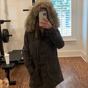 GAP Sherpa lined utility parka